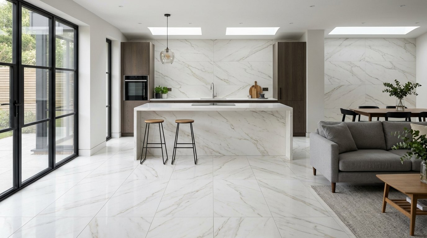 Porcelain and specialist tiling installation in West Sussex